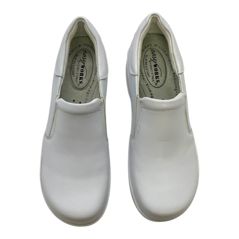 Easy Works by Easy Street Appreciate Work Clog White US Women's 7.5M